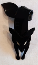 Lea Stein Renaud Fox Brooch