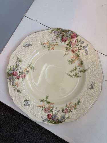 Crown ducal rosalie plate - crown,