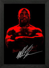Boxing Boxer Mike Tyson Framed