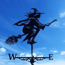 Witch Weathervane Roof Mount