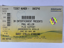 Paul Weller Concert Ticket