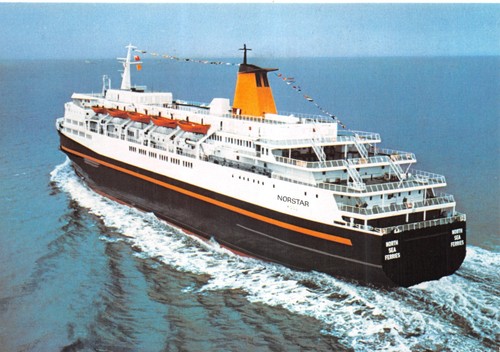 Shipping postcard v norstar - m.v,