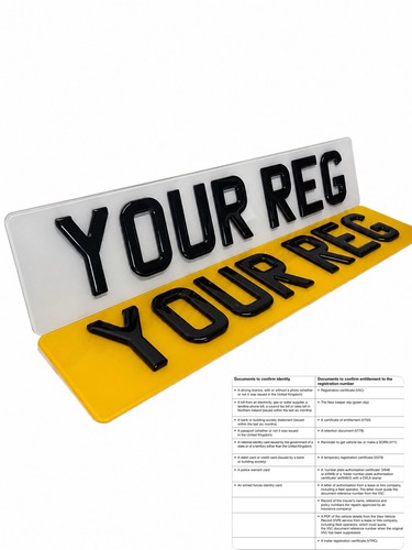 Number plates premium - 2d,
