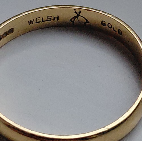 100 pure welsh gold ring - 100%,