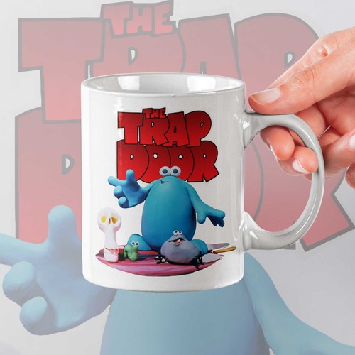 Trap door mug retro - door, 80s