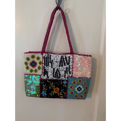 Boho patchwork beaded sequin - boho,