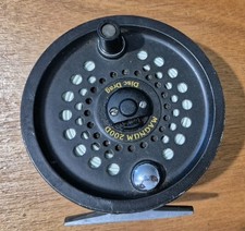 LEEDA MAGNUM 200D DISC DRAG SALMON FLY REEL GOOD WORKING ORDER LINE ON