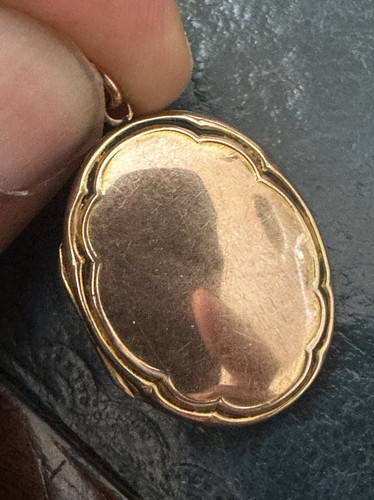 Antique 9ct rose gold back - gold, &
