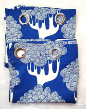 2 Ikea Kajsamia Mod Blue White