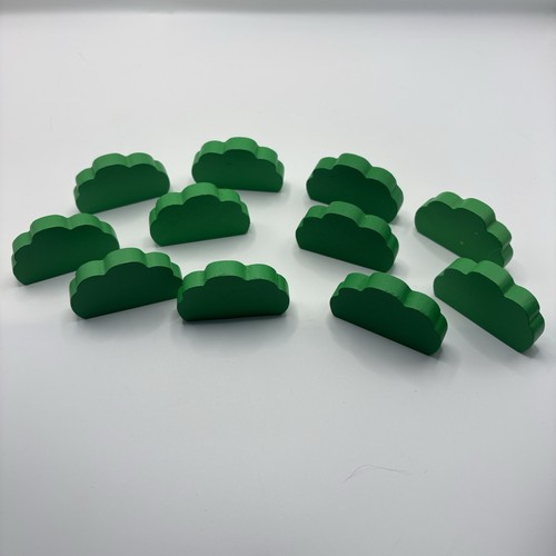 Wooden train track bushes - track,