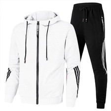 Unisex Mens Tracksuit Sportswear Set 2PCS Lounge Wear Hoodies Pants Suit Sports