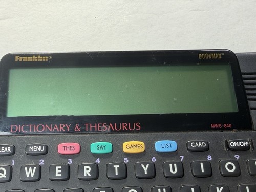 Franklin bookman mws - franklin, mws-840