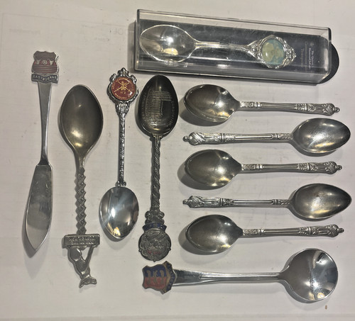 Assorted collectible spoons - assorted,