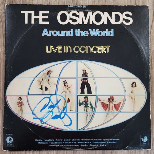 Donny osmond signed the - donny,