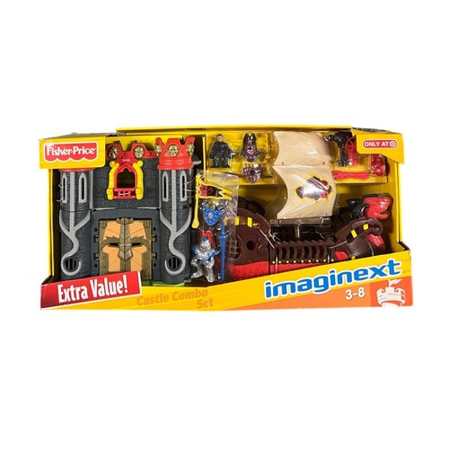 Imaginext castle and pirate - and,