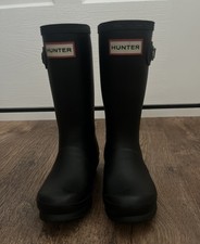 Hunter Wellies Kids Black Size 11 Spotless Excellent Condition