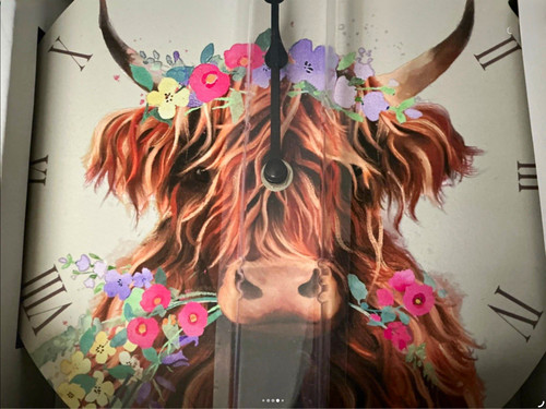 Next hamish floral wall clock - next,