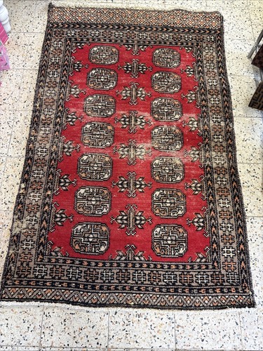 Vintage uzbek bokhara hand - bokhara,