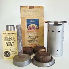 Vtg Currys Little Chief Safety Stove for Cooking Heating Camping - New Old Stock