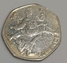 Olympic 50p - Taekwondo - 2011 - Circulated - Queen Elizabeth II