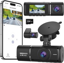 Dash Cam 3 Channel 4K/2.5K