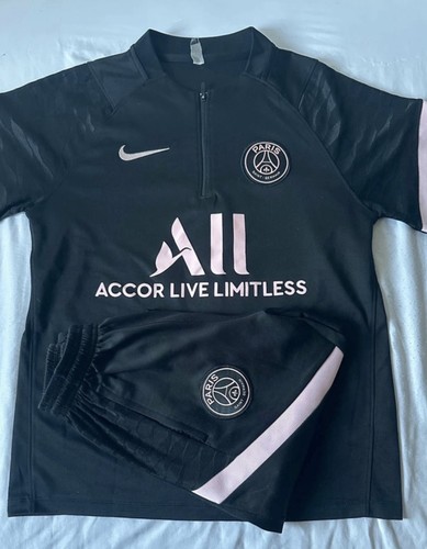 Psg tracksuit black - psg,