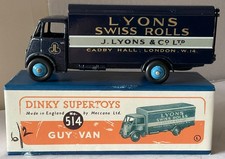 GENUINE DINKY TOYS 514 . GUY  VAN LYONS  SWISS ROLLS . MODEL & BOX .