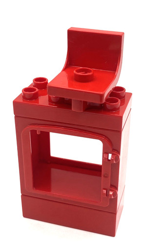 Red kitchen chair window - kitchen,