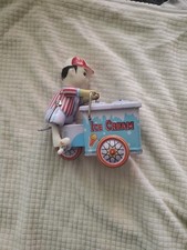 Wind Up Tin Ice Cream Bicycle