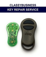 Repair service for Jeep Cherokee Grand Cherokee 2 Button Remote Key Fob