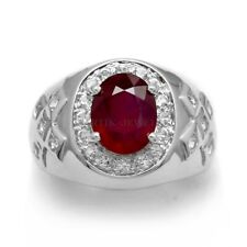 Heated Ruby Gemstone with 14K