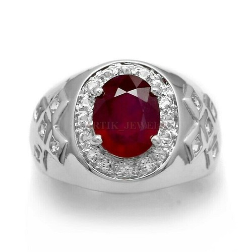 Heated ruby gemstone - ruby, with