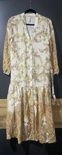 H&M Trend Paisley Print Pattern Long Dress szUK 4 Zimmermann Style