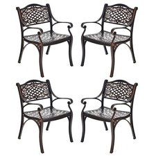 Set of 4 Outdoor Dining Chairs