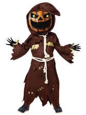 Kids Scary Pumpkin Scarecrow