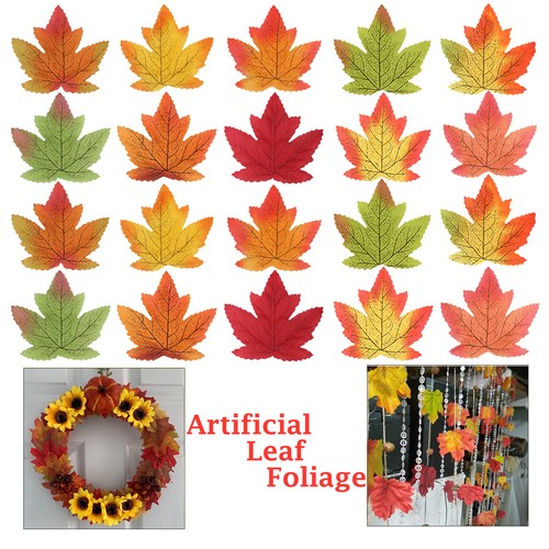 100 artificial maple - artificial, leaves