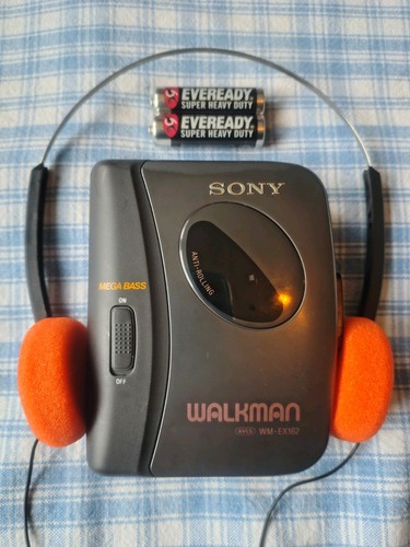 Serviced sony walkman ex162 - serviced, wm-ex162