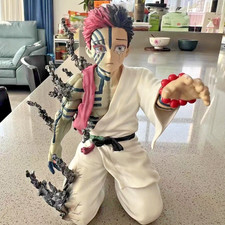In Stock 13cm Demon Slayer Akaza Hakuji Anime Figure Model Doll Action Figurine