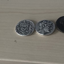 Roman Metal coin Props for