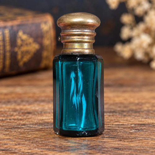 Antique victorian 1850s - victorian, teal