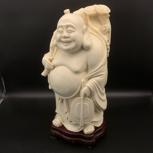 Vintage laughing buddha - 13”,
