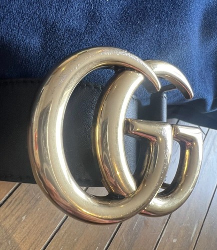Gucci wide leather belt with - gucci,