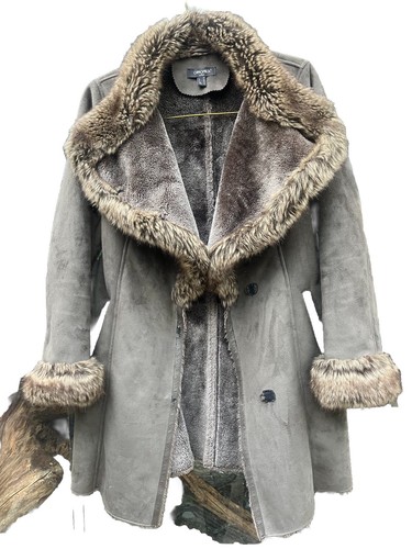 Luxury grey brown - grey/brown, faux