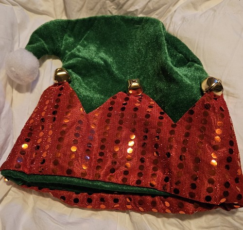 Christmas elf hat green and - elf,