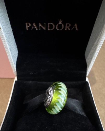 Pandora 925 green zig zag - 925,