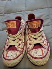 All Star Converse Children's  Trainers Red And White Size 13