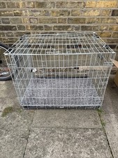 Rosewood Medium Flat pet crate 2 Door 75cm (L) X 51cm (W) X 56cm (H)