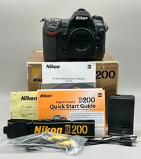 Nikon D200 DSLR Camera Body Boxed – Only 1660 Shutter Count – Mint Condition