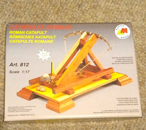 Mantua model roman catapult - model,