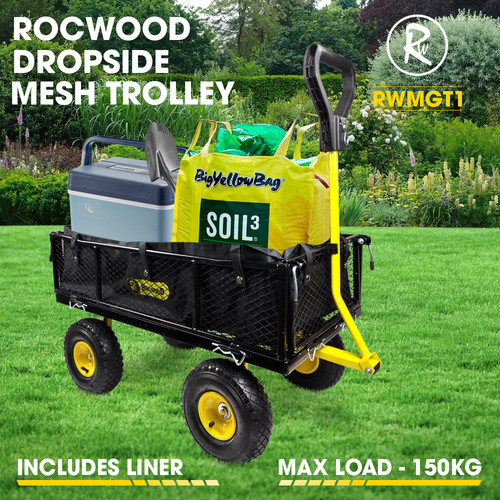 Garden trolley mesh cart - garden,